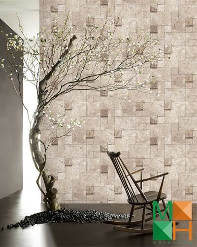 Giấy dán tường 3d hình khối lạ mắt 2604-2