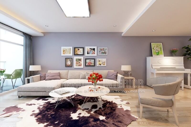 Ghế sofa hiện đại sẽ giúp gia chủ có cảm giác trẻ trung và tiện nghi.